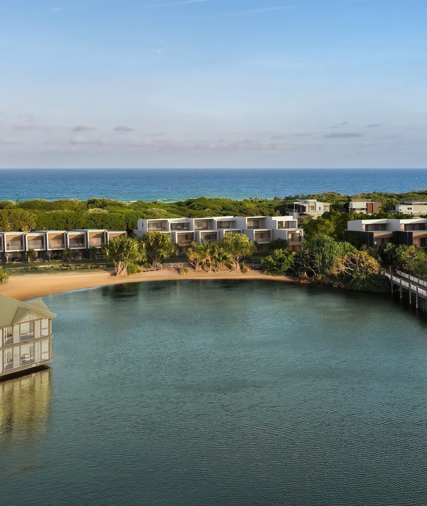 Habitat Twin Waters Location Birdview